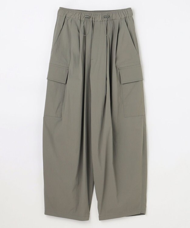 ANY L 撥水ナイロンカーゴパンツ カーキ