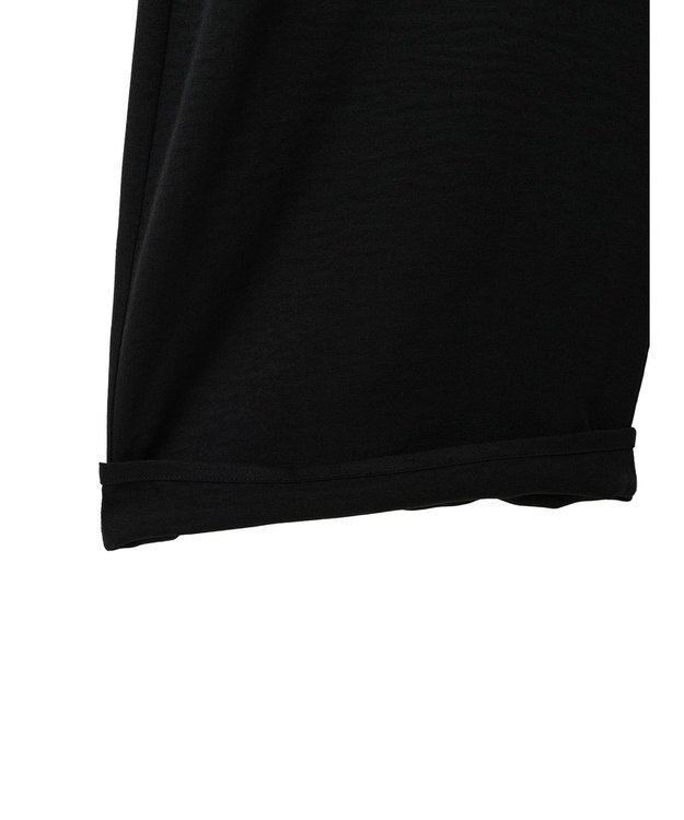 Green Parks 冷やっとすずやかウエストドロストサロペット Black