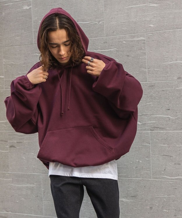 WEGO スーパーBIGバルーンパーカー ワイン