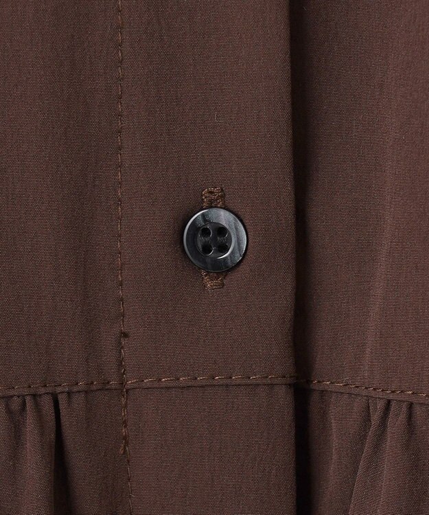 組曲 【弱撥水機能・UVケア】ライトナイロンストレッチ ワンピース ブラウン系