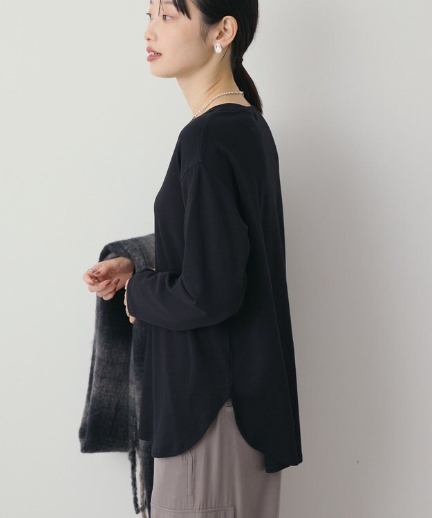 AMERICAN HOLIC アソートラウンドカットプルオーバー Black