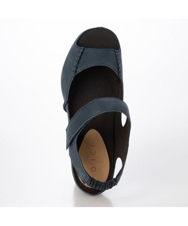 MODE ET JACOMO <D'ICI>アジャスタブルインヒールサンダル ブルー