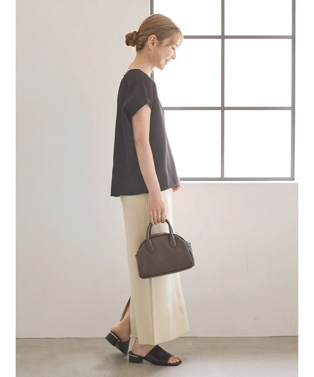 AMERICAN HOLIC 多機能フレンチスリーブブラウス Black