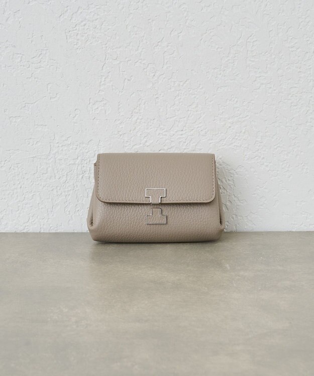 IACUCCI 【バイカラー】アバ ウォレット CERVO グレージュ