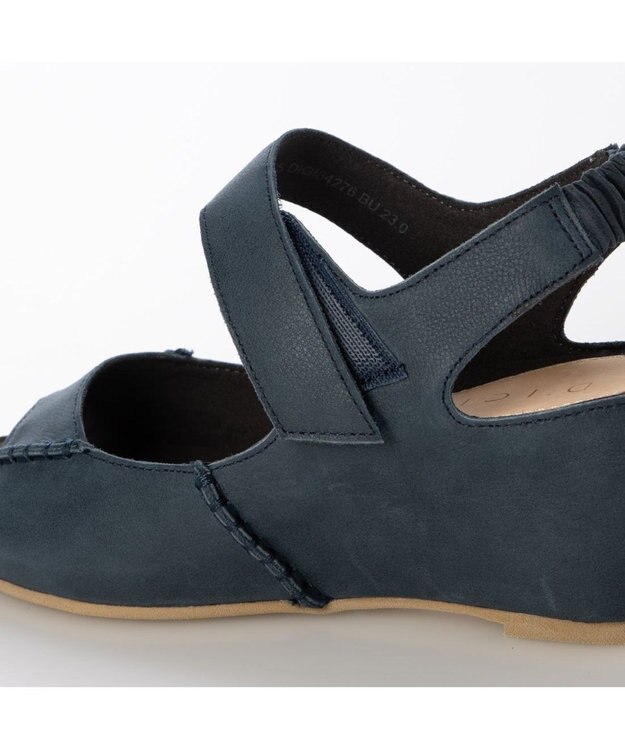 MODE ET JACOMO <D'ICI>アジャスタブルインヒールサンダル ブルー