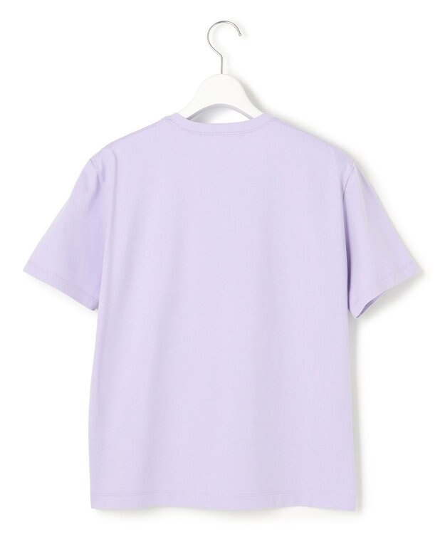 23区 【洗える】カラーロゴ Tシャツ ライラック系