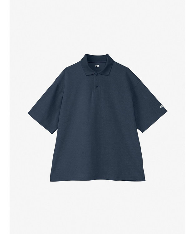 HELLY HANSEN 【速乾・UVカット・抗菌防臭】ショートスリーブ マリンパイルポロ ディープネイビー