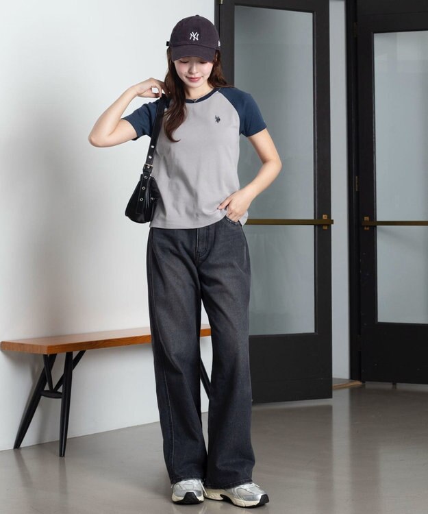 WEGO 【SMLサイズ展開】U.S. POLO ASSN.別注コンパクトTシャツ 柄2