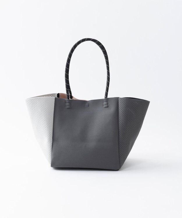 TRICOTE 【リニューアル・軽くて丈夫・A4サイズ対応】サイドメッシュトートバッグ 95GRAY