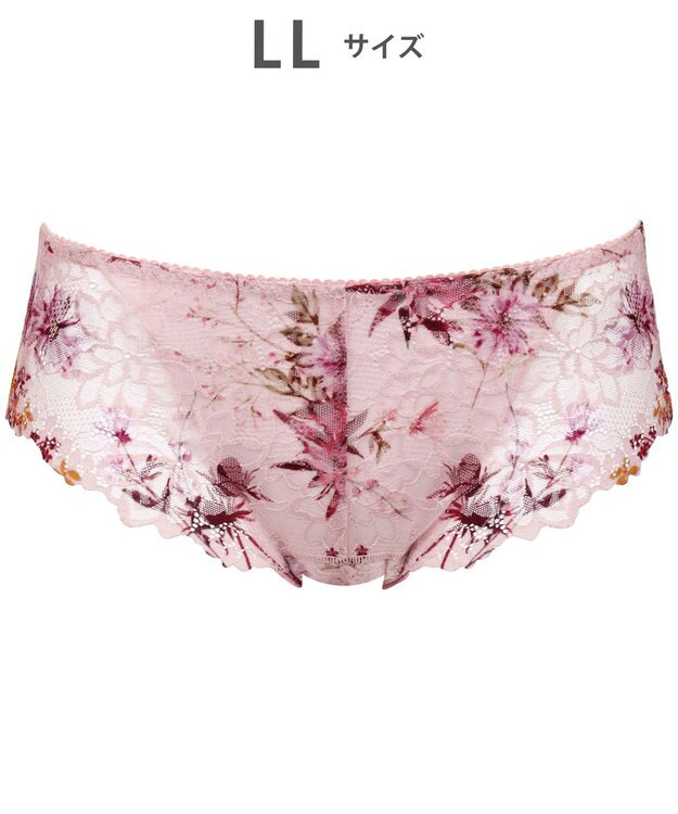 WACOAL サニタリーショーツ 【GOCOCi ゴコチ】 「普通~多い日」に対応 後ろまでしっかりカバー 羽付きナプキン対応 総レース 生理用ショーツ はきこみ丈あさめ レディース PGG198 /ワコール ピンク