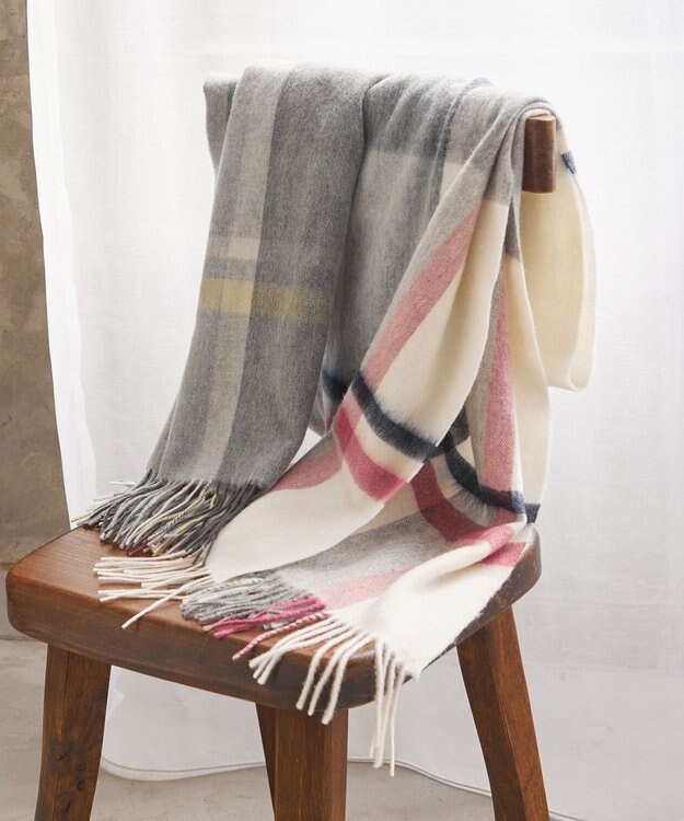 ANY SIS カシミヤミックス ストール アイボリー系