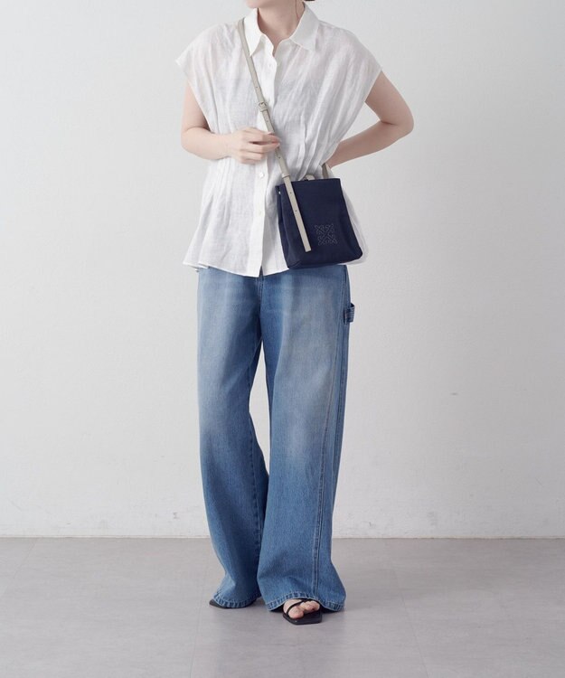 russet ナイロンミニショルダーバッグ(Z-235) Navy