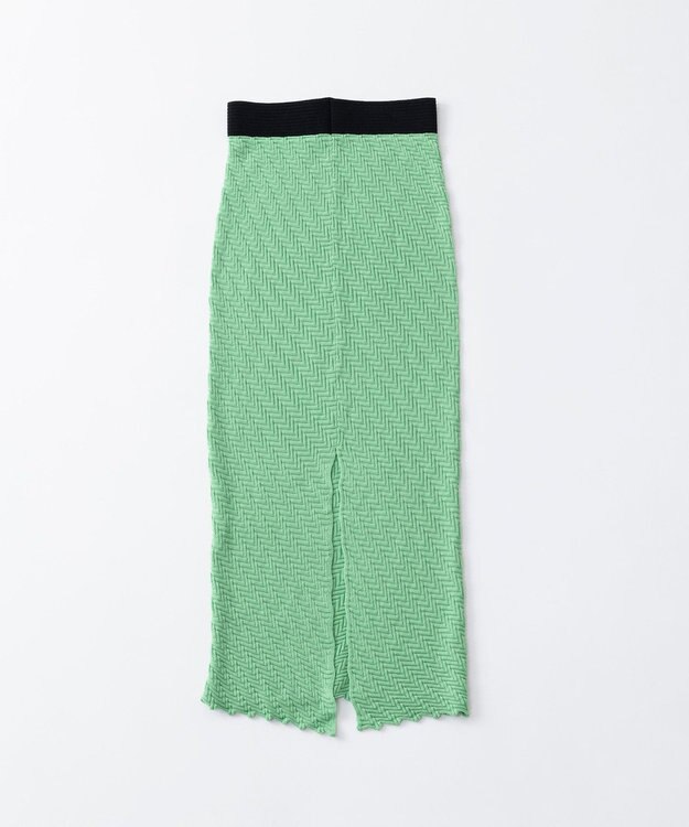 TRICOTE ジグザグスカート 42GREEN