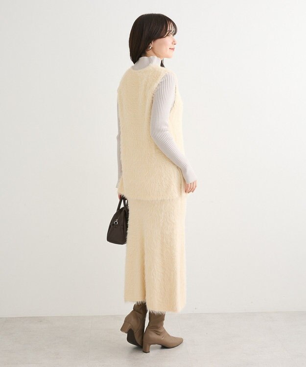 Green Parks ・Ｐｅｔｉｔ　Ｆｌｅｕｒ　シャギーマーメイドスカート Ivory