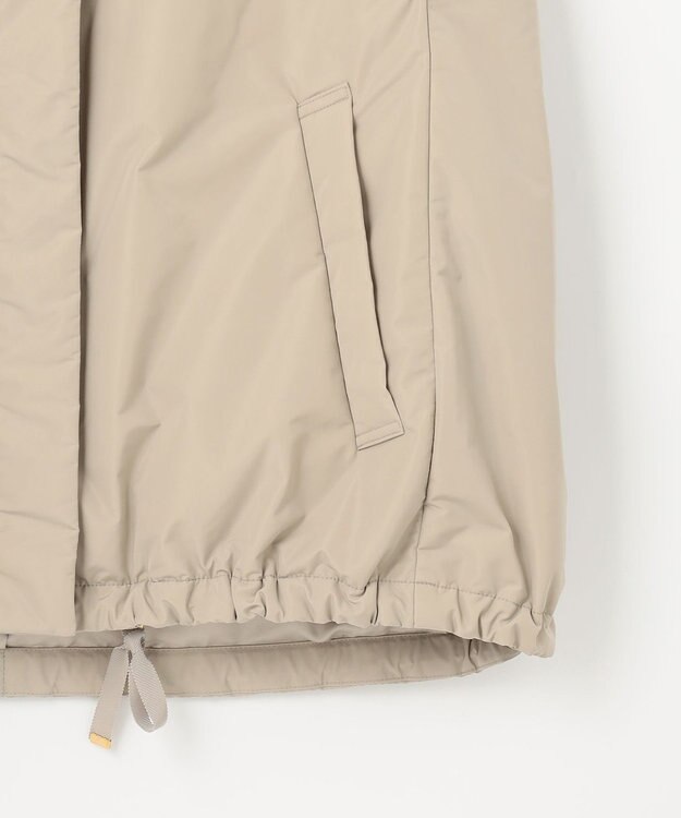 自由区 S 【洗える】パッファー ベスト ベージュ