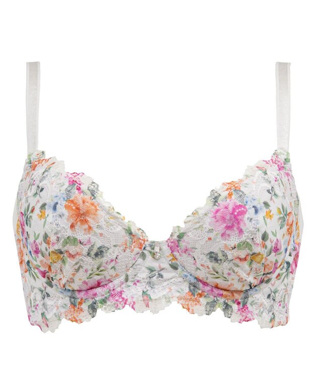 BRADELIS New York 【BRADELIS New York / 育乳補整ブラ・STEP1 集める】ウェンディソフトステップ1ブラ25S1 補正下着 補正 ブラジャー ホワイト