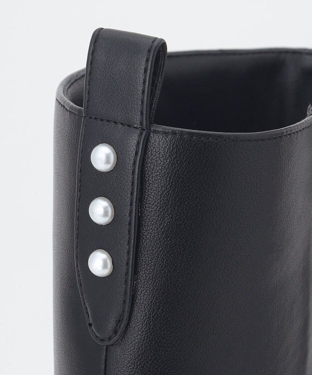 組曲 レディコンシャスロングブーツ ブラック系