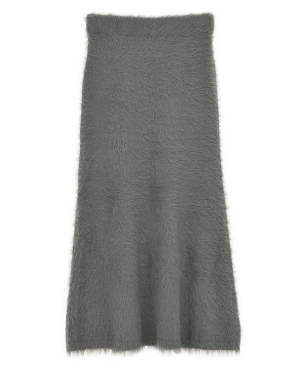 Green Parks ・Ｐｅｔｉｔ　Ｆｌｅｕｒ　シャギーマーメイドスカート Charcoal Gray