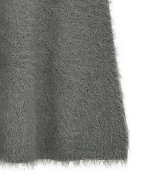 Green Parks ・Ｐｅｔｉｔ　Ｆｌｅｕｒ　シャギーマーメイドスカート Charcoal Gray