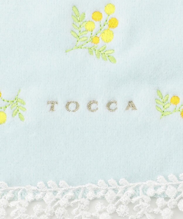 TOCCA BRING HAPPINESS LACE TOWELCHIEF レースタオルハンカチ スカイブルー系
