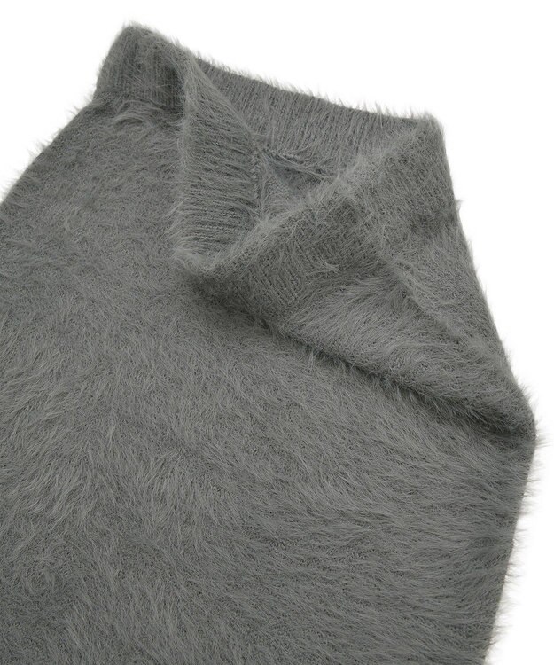 Green Parks ・Ｐｅｔｉｔ　Ｆｌｅｕｒ　シャギーマーメイドスカート Charcoal Gray