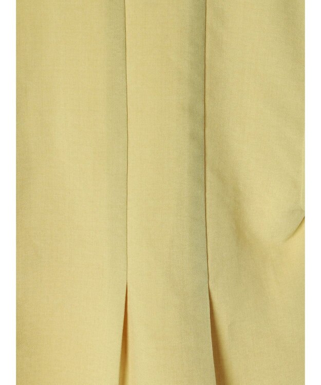 Green Parks フレンチスリーブタックブラウス Yellow