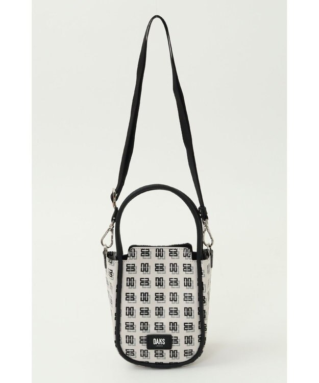 DAKS DDロゴミニハンドバッグ ブラック