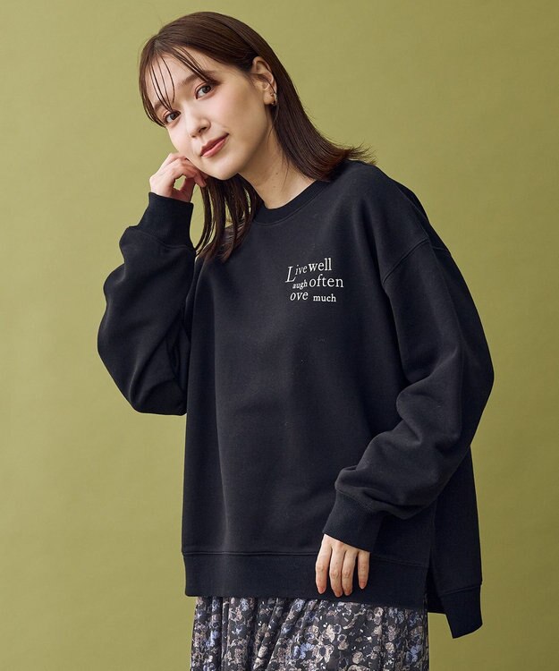 ANY ロゴスウェット ブラック