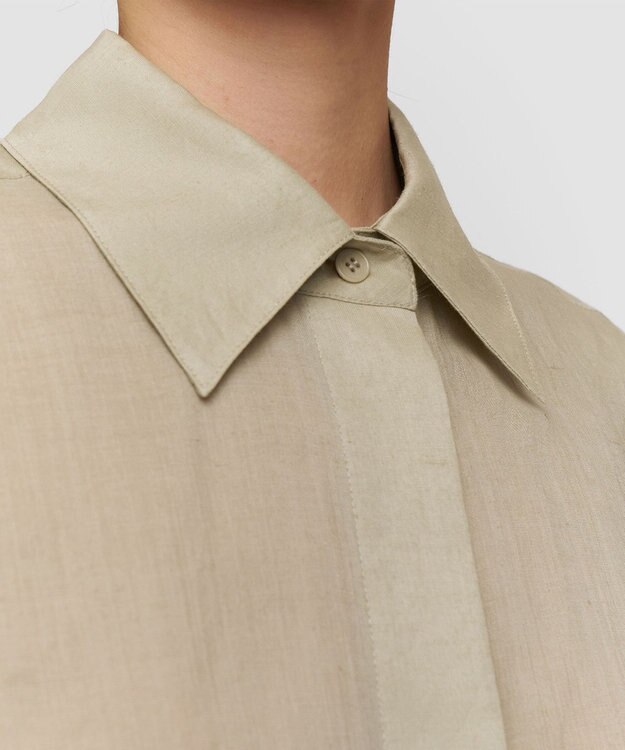 JOSEPH ラミーボイル　ショートスリーブブラウス　JUSTI Cactus