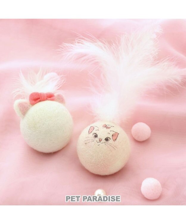 PET PARADISE ディズニー マリー 羊毛ボール 2個セット -