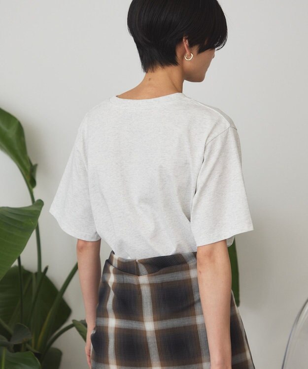 AMERICAN HOLIC 【マルチ機能】カレッジロゴＴシャツ Gray Mixture