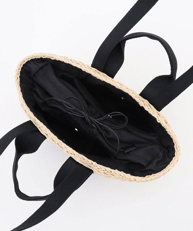 LA BAGAGERIE 【MONICA】ダブルハンドルかごバッグ アイボリー