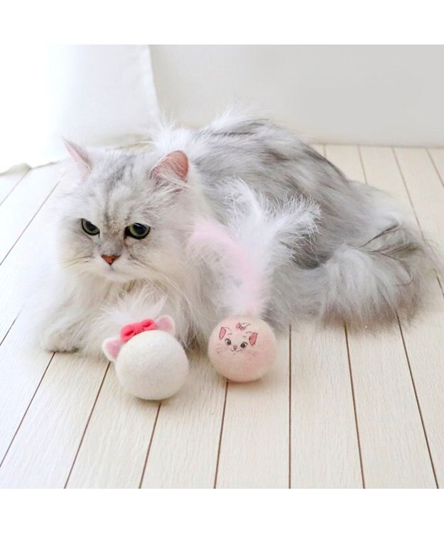 PET PARADISE ディズニー マリー 羊毛ボール 2個セット -