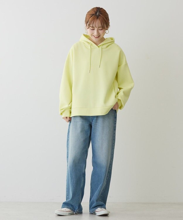AMERICAN HOLIC フーディーポンチプルオーバー Light Yellow