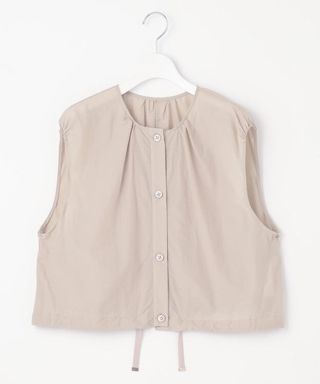 自由区 【UVケア・接触冷感・洗える】3WAYシアー コート ベージュ