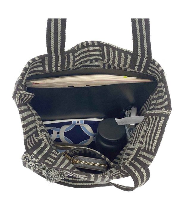 ROOTOTE 1240【A4サイズ収納】LT.アーキャトル.エスニックパターン-A 01：プレイド