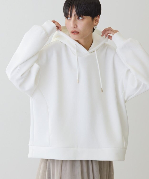 AMERICAN HOLIC フーディーポンチプルオーバー Off White