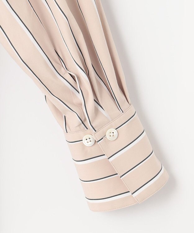 自由区 【XSサイズ～/洗える】SOMELOSシャーティング プルオーバーブラウス ベージュ系1