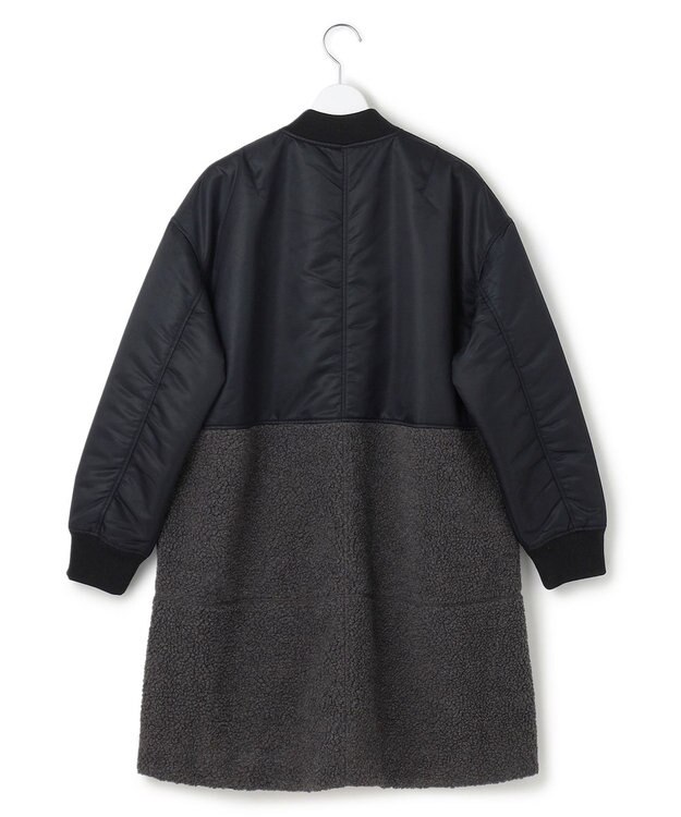 J.PRESS YORK STREET 【WOMEN】MA-1 ボア アウター ブラック系