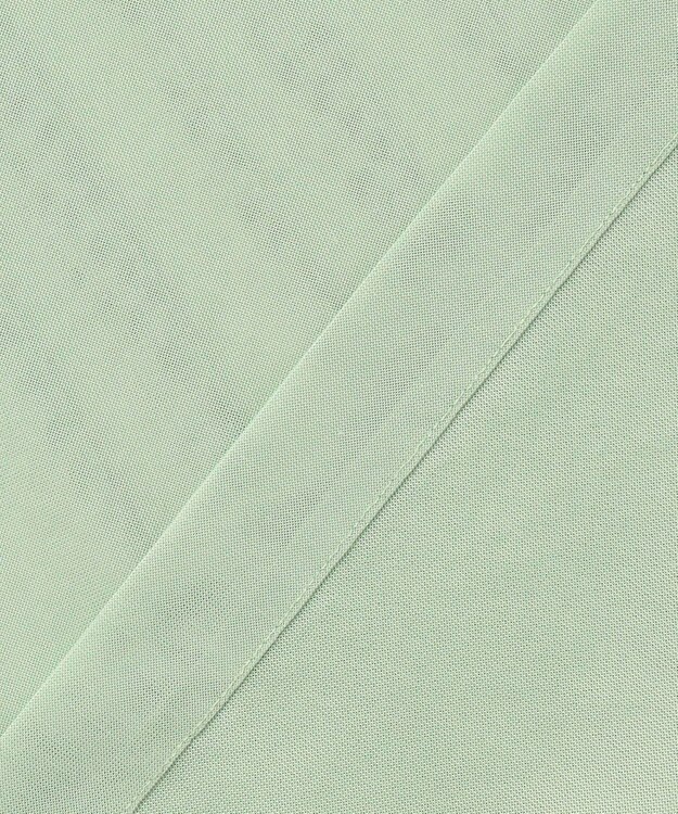 J.PRESS LADIES S シアードライトリコット フレアタック カットソー ソフトグリーン系