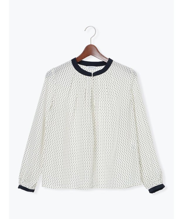 Te chichi スクエアチャームフロントタックブラウス キナリ