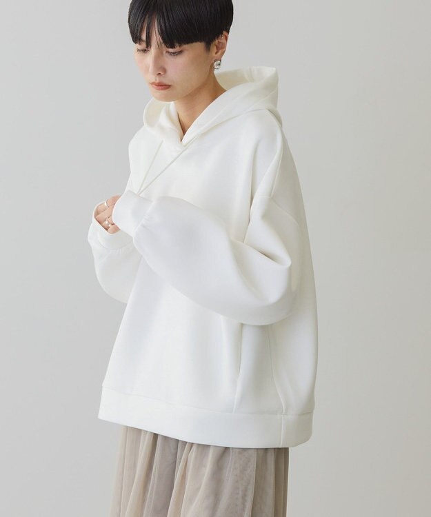 AMERICAN HOLIC フーディーポンチプルオーバー Off White