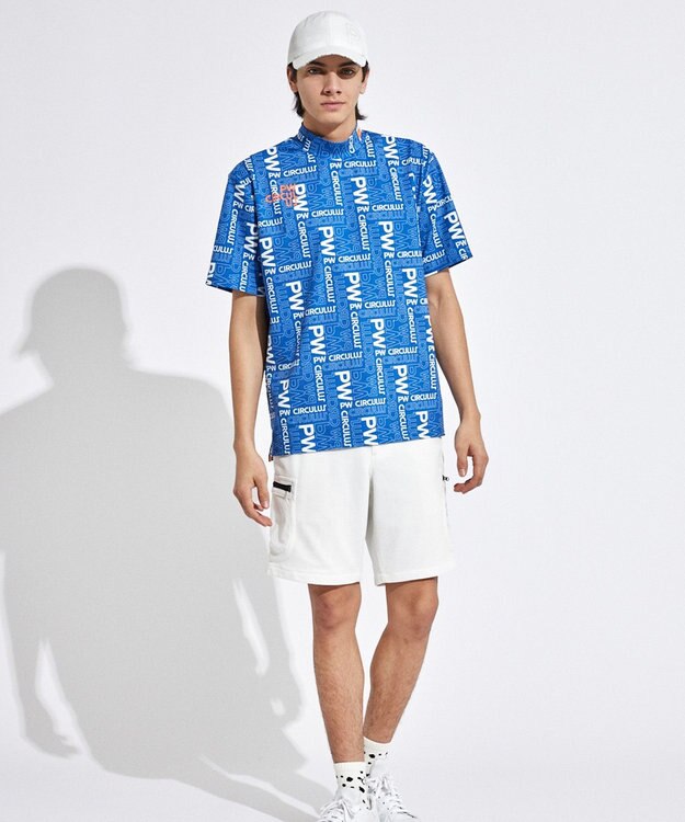 PW CIRCULUS 【MEN】ワッフルショーツ ホワイト系