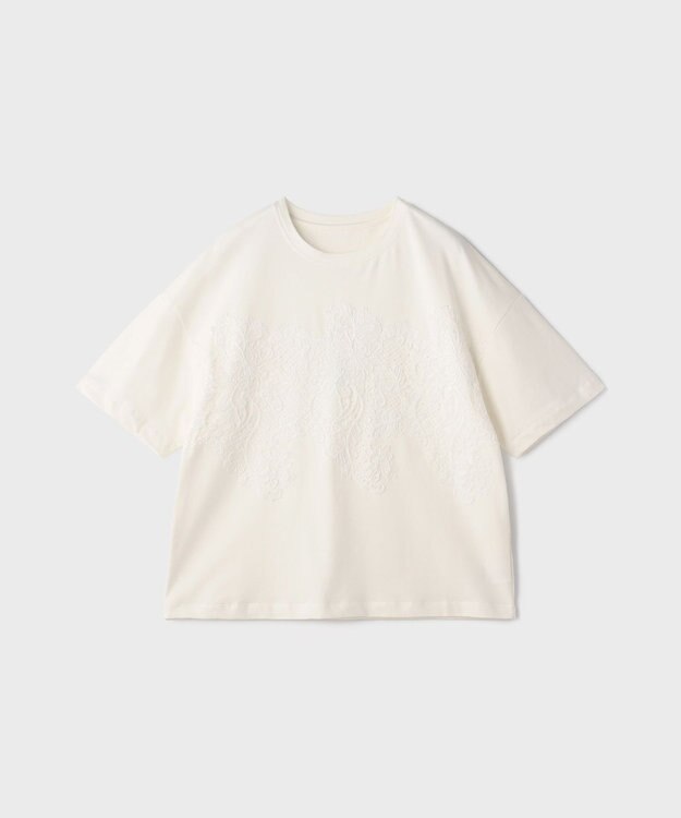 GRACE CONTINENTAL レースTシャツ ホワイト