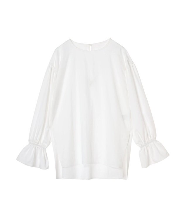 AMERICAN HOLIC 接触冷感キャンディースリーブサイドスリットブラウス Off White