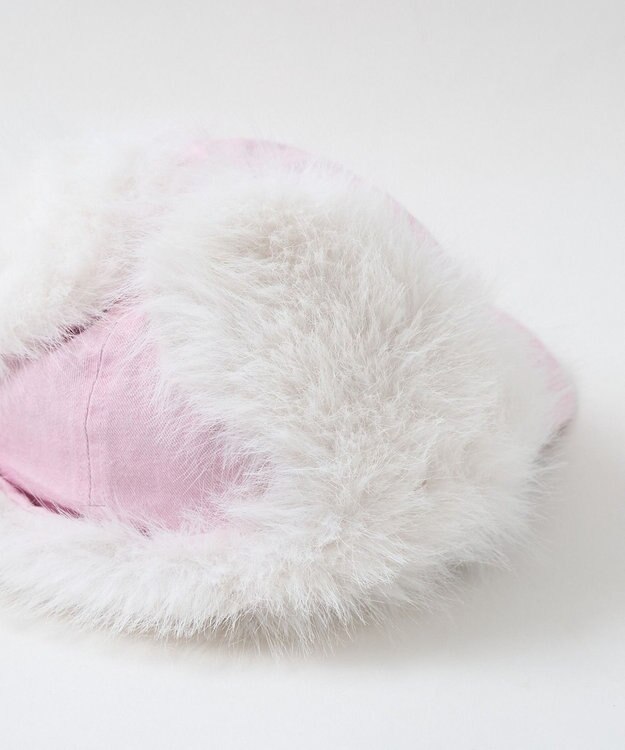 WEGO ラインストーンドッグイヤーキャップ ライトピンク