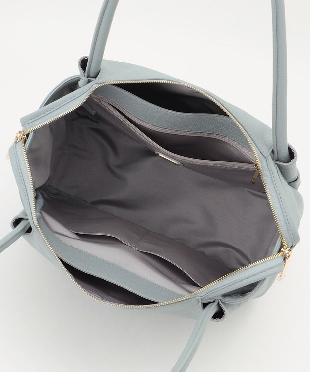 LA BAGAGERIE ブリッジトートバッグ Mサイズ ライトブルー