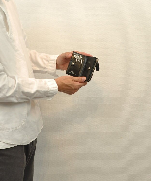 UNBILLION Otias オイルカウレザーキー＆コインケース ブラック