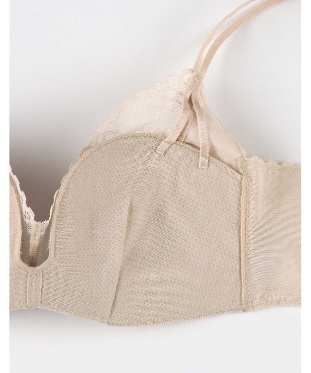 une nana cool 【リニューアル】364ブラ レース ノンワイヤーブラ ベージュ