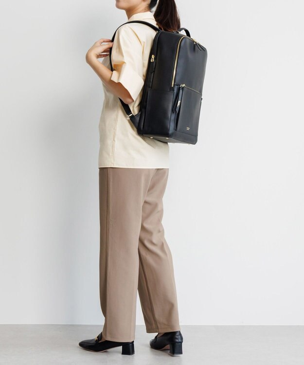 ACE BAGS & LUGGAGE Jewelna Rose ウェールズ リュック B4サイズ 15.6インチ収納 本革 11975 ジュエルナローズ ブラック